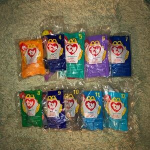 1998 TY Beanie Babies McDonald's Happy Meal Toys Lot